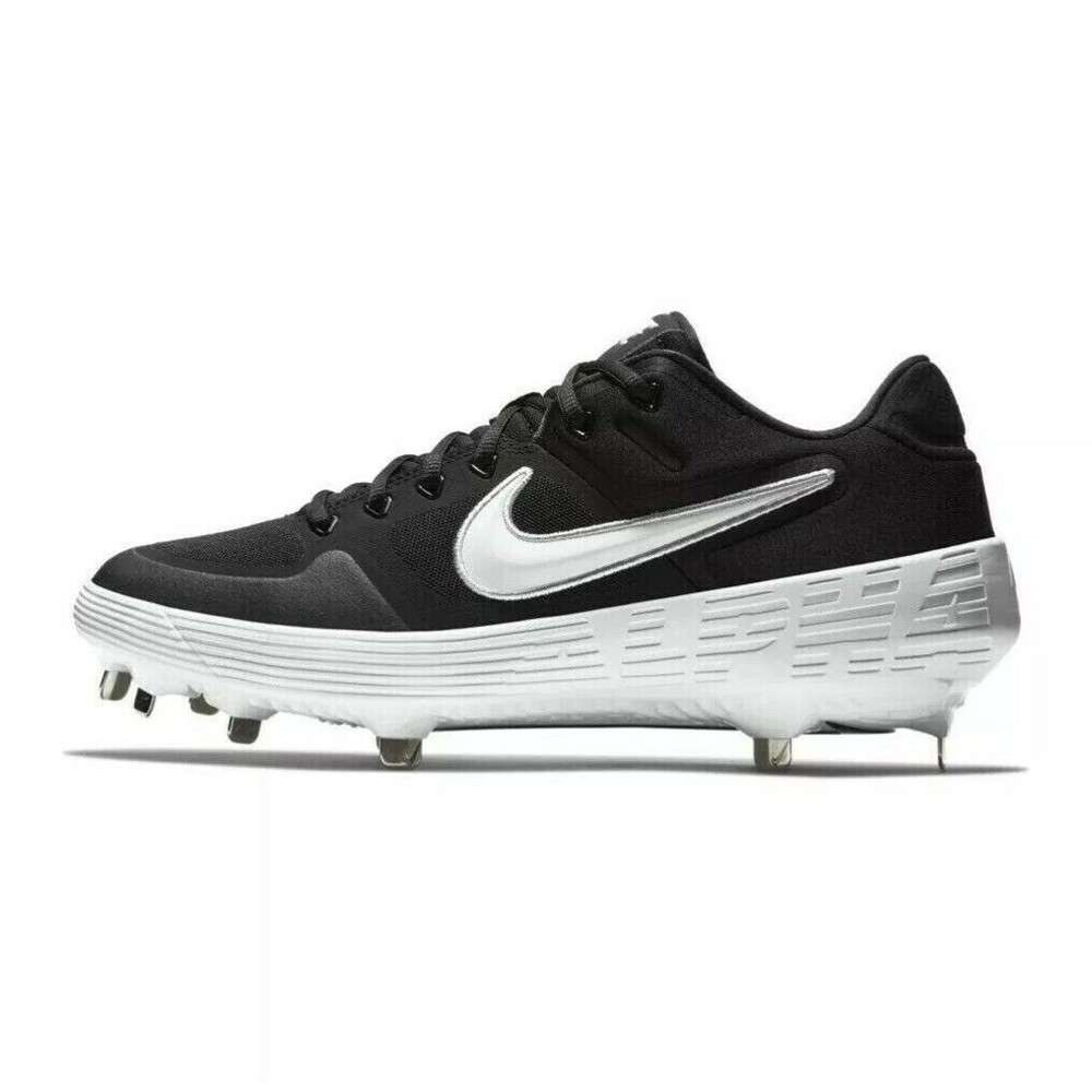 Nike Alpha Huarache Elite 2 Low Baseball Cleats‎ Black/White AJ6873-001 7.5